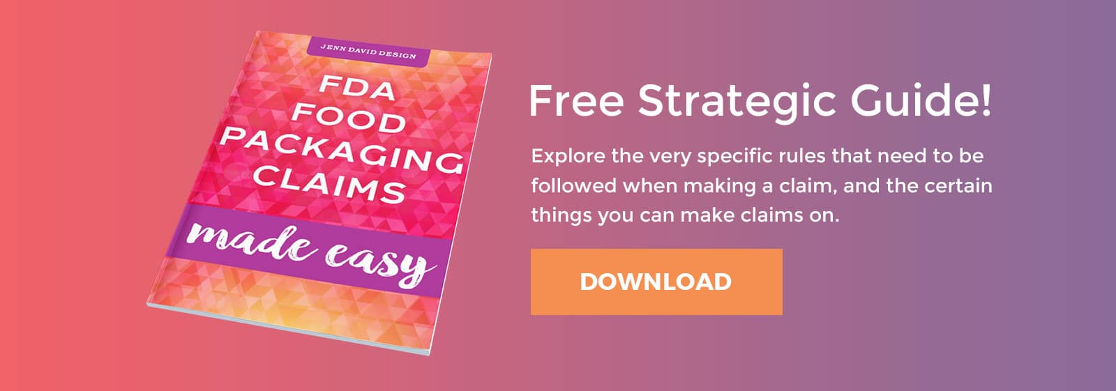 FDA food packaging claims