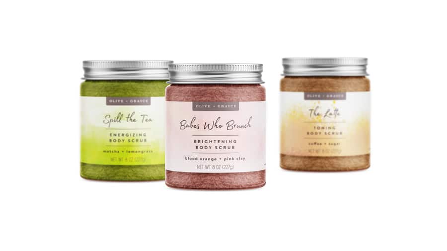 frosted cosmetic jar